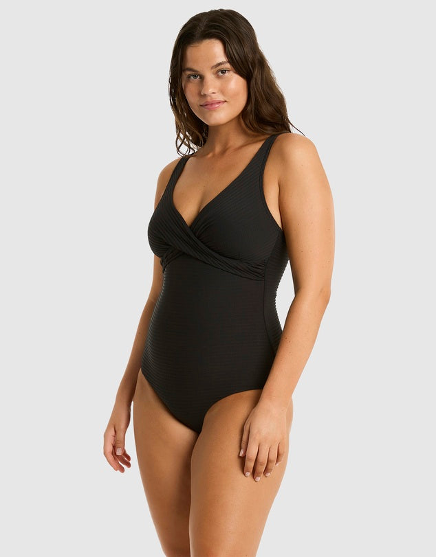 Sea Level Spinnaker Cross Front One Piece