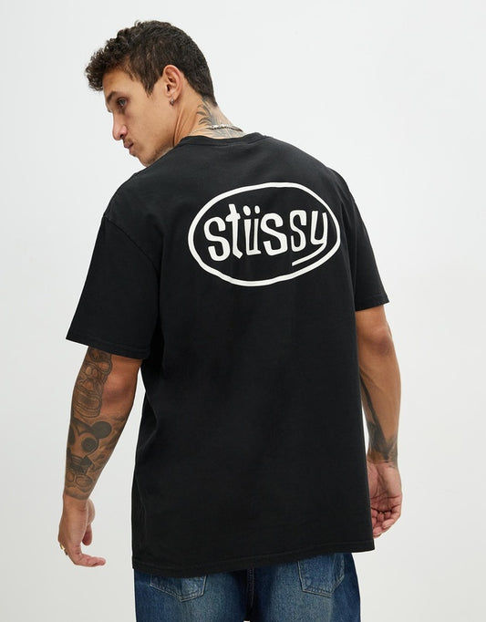 Stussy Pitstop Tee Black