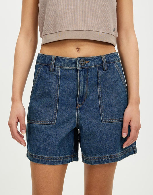 Volcom Womens Krafty Denim Short