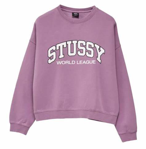 Stussy World League OS Crew Orchid