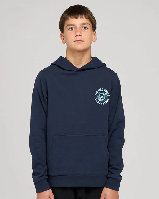Mad Hueys Captain Two Faced Youth Hood l Navy
