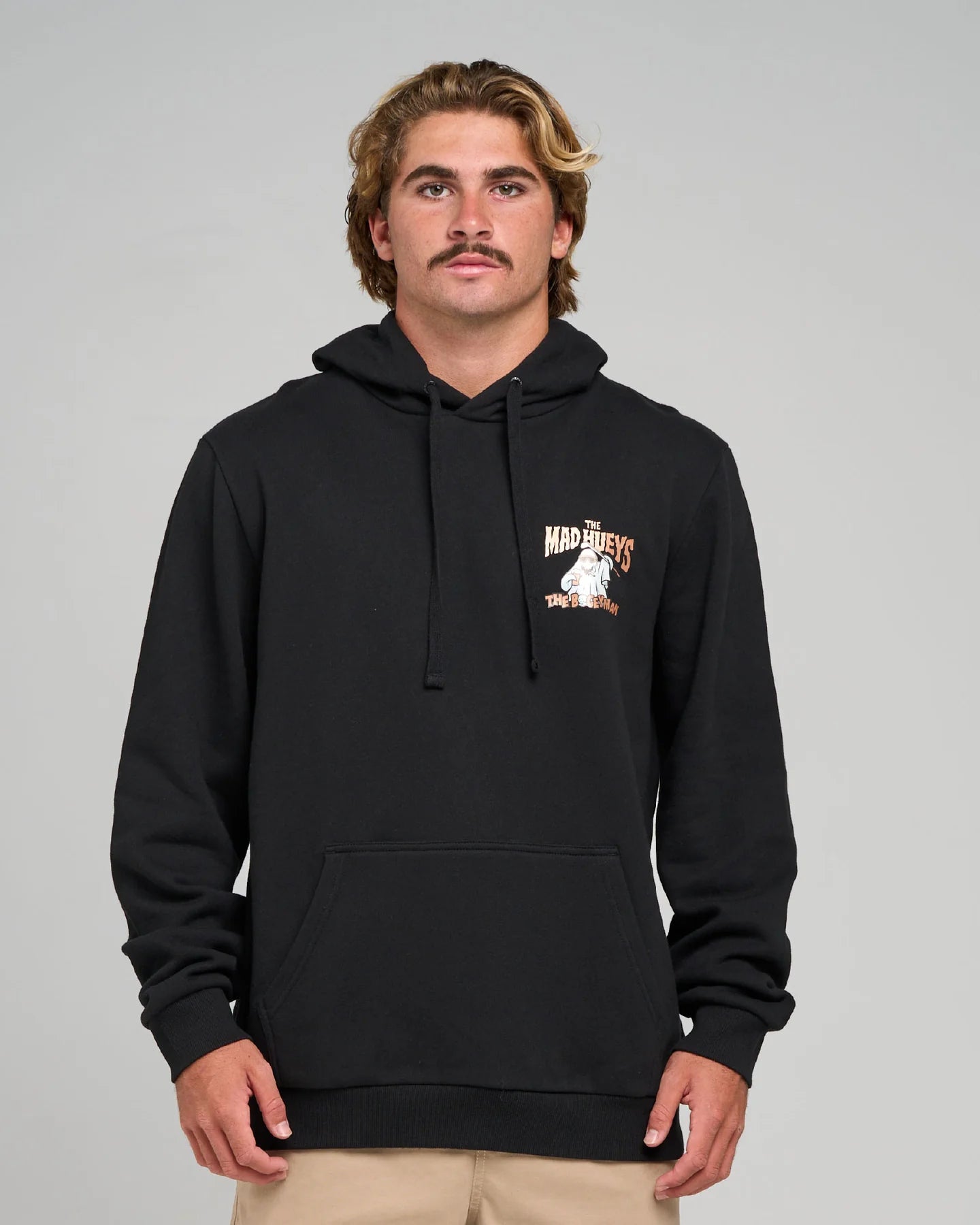 Mad Hueys Bogeyman Hooded Pullover l Black