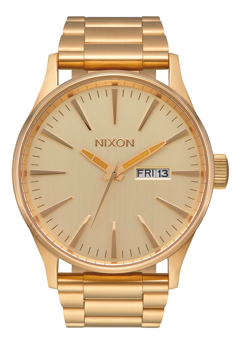 Nixon Sentry Stainless Steel - gold