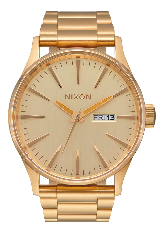 Nixon Sentry Stainless Steel - gold