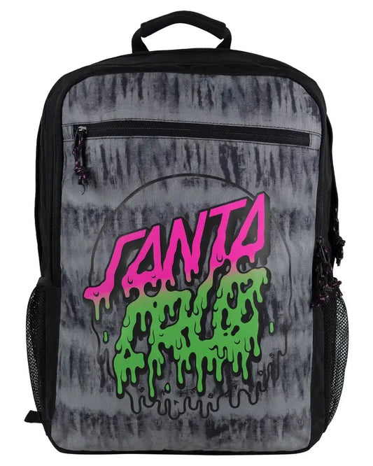 Santa Cruz Boys Rad Dot Hollow Backpack in Black Tie Dye