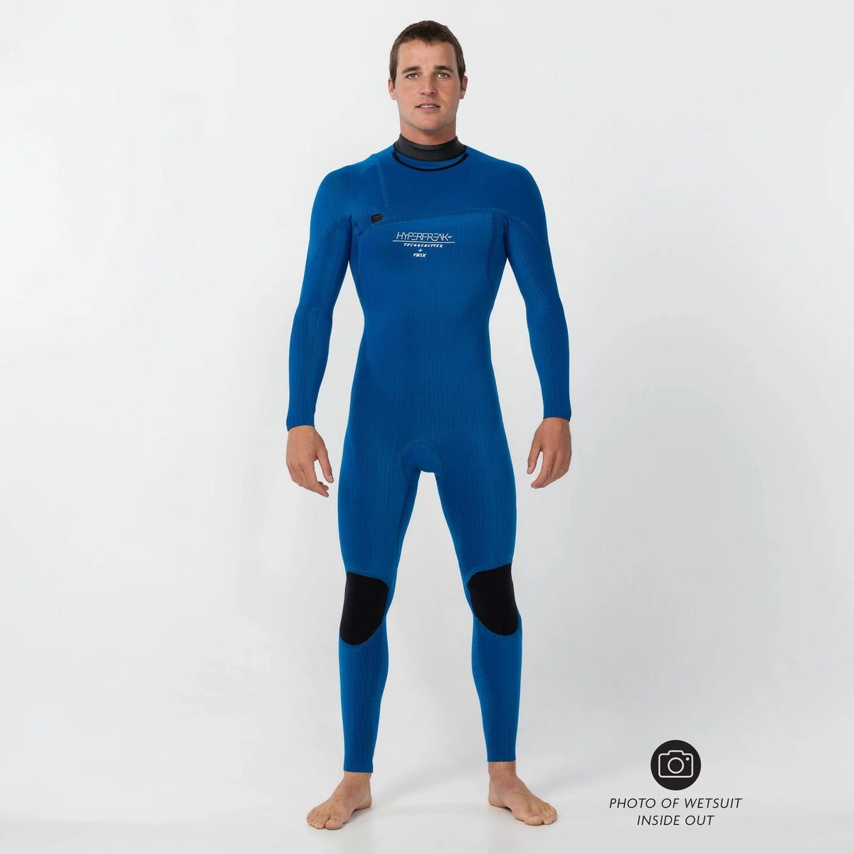Oneill Men's HyperFreak 3/2+mm Steamer Chest Zip - Black