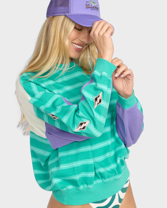 Billabong  Party Block Crew Neck
