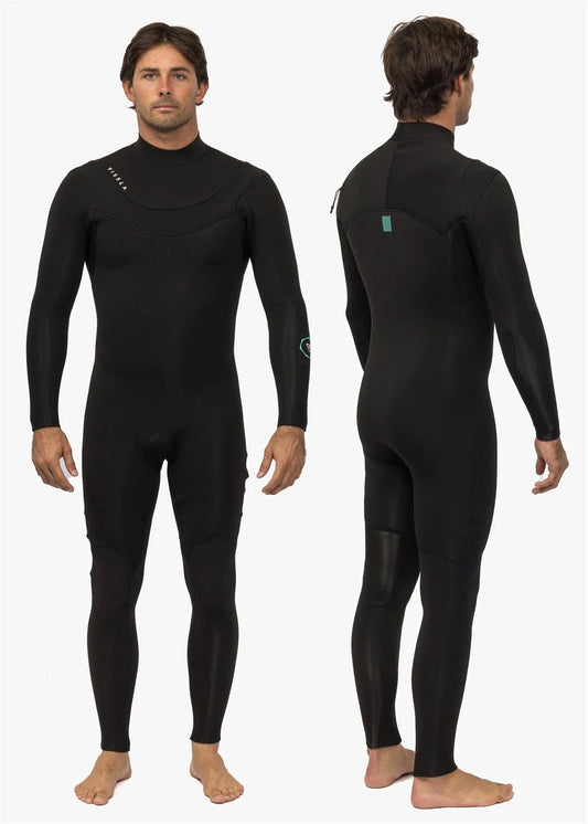 vissla new seas 4-3 V zip wetsuit