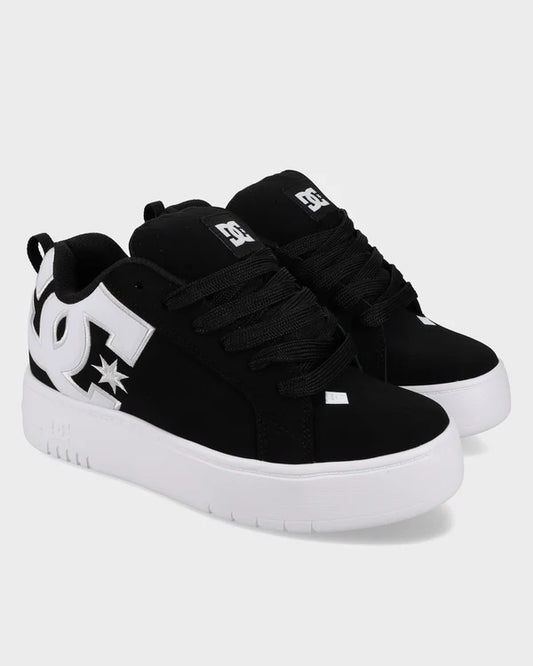 DC Womens Court Graffik Platform l Black