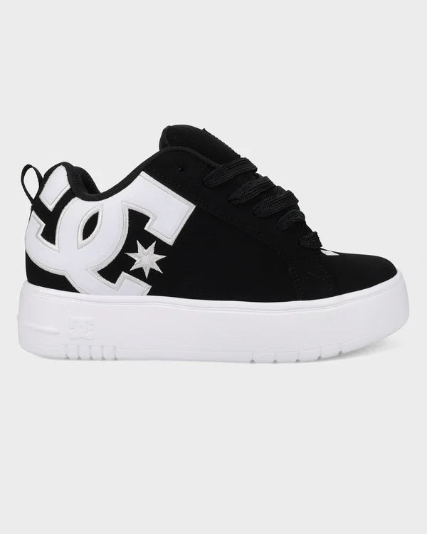 DC Womens Court Graffik Platform l Black