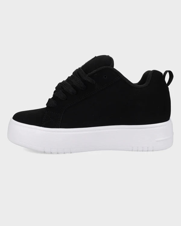 DC Womens Court Graffik Platform l Black