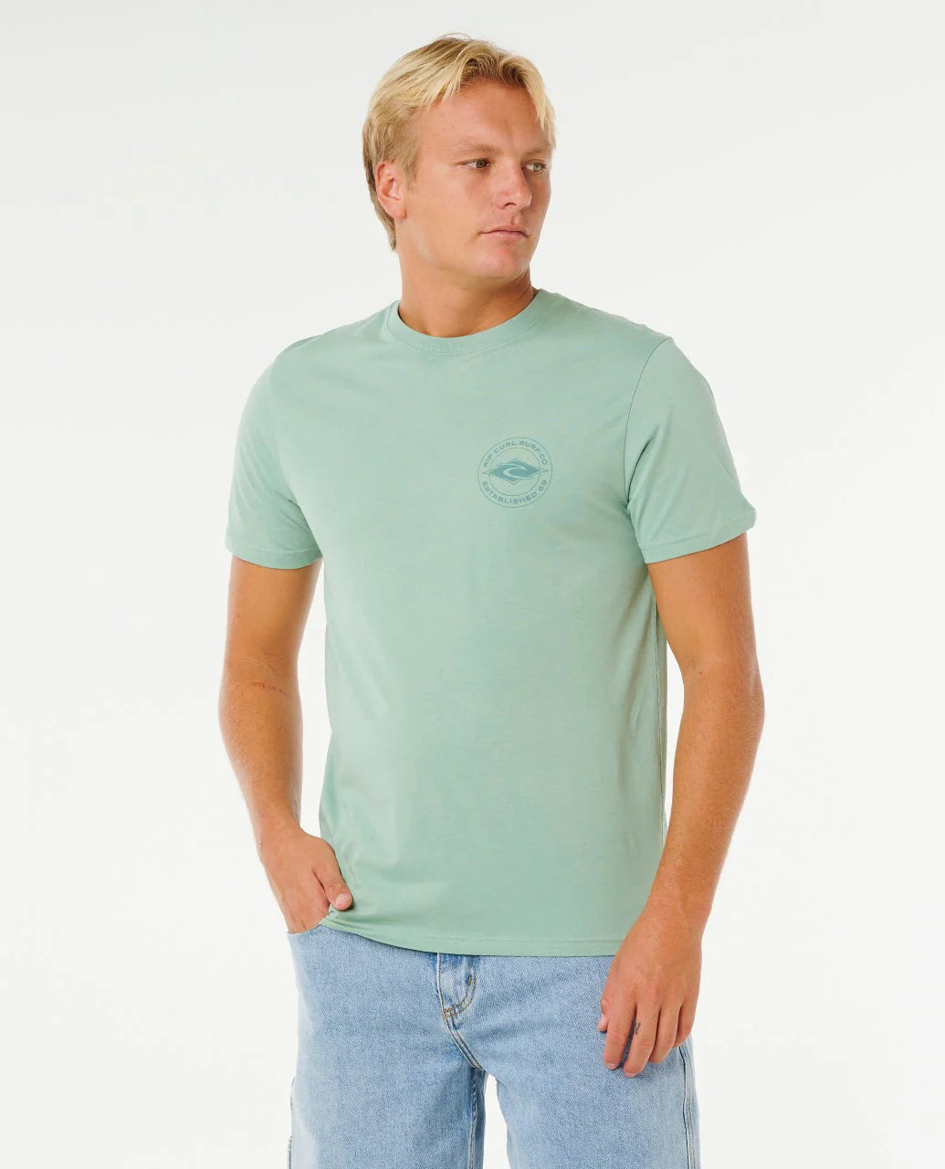 Rip Curl Staple Tee l Aloe