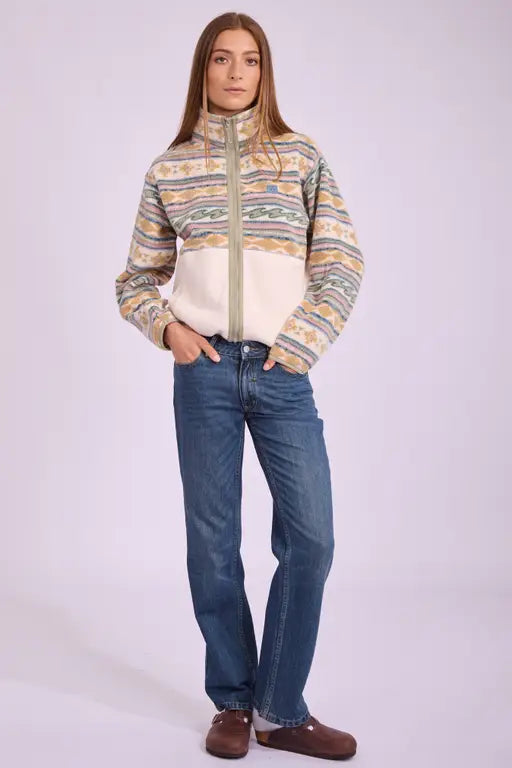 Billabong Rock Jetty Mock Neck Womens Zip Up