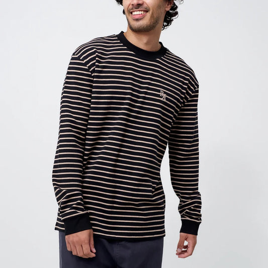 RPM Stripe Long Sleeve Mens Tee