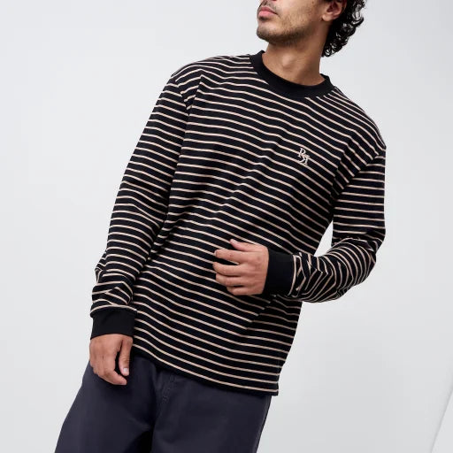 RPM Stripe Long Sleeve Mens Tee