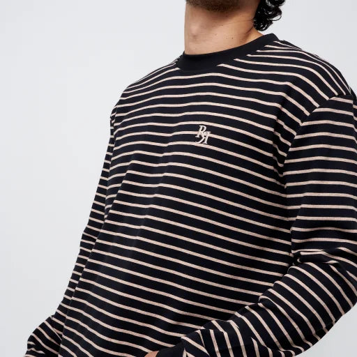 RPM Stripe Long Sleeve Mens Tee