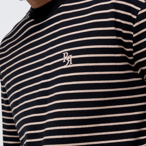 RPM Stripe Long Sleeve Mens Tee