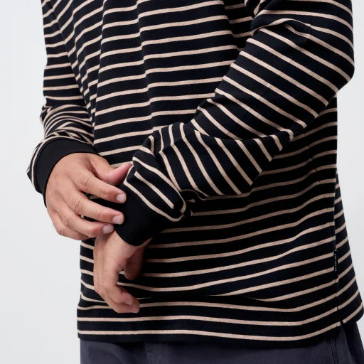 RPM Stripe Long Sleeve Mens Tee