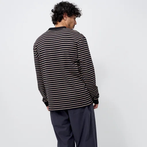 RPM Stripe Long Sleeve Mens Tee