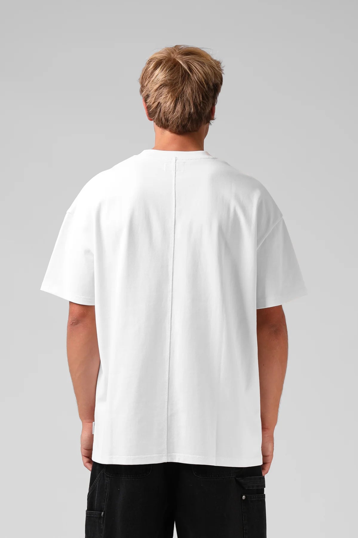RPM Sanded OS Tee l White