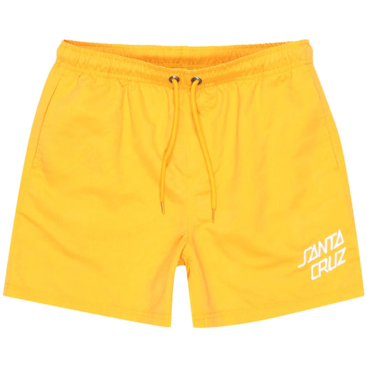 Santa Cruz Bold Stack Youth Boardshort in Yellow