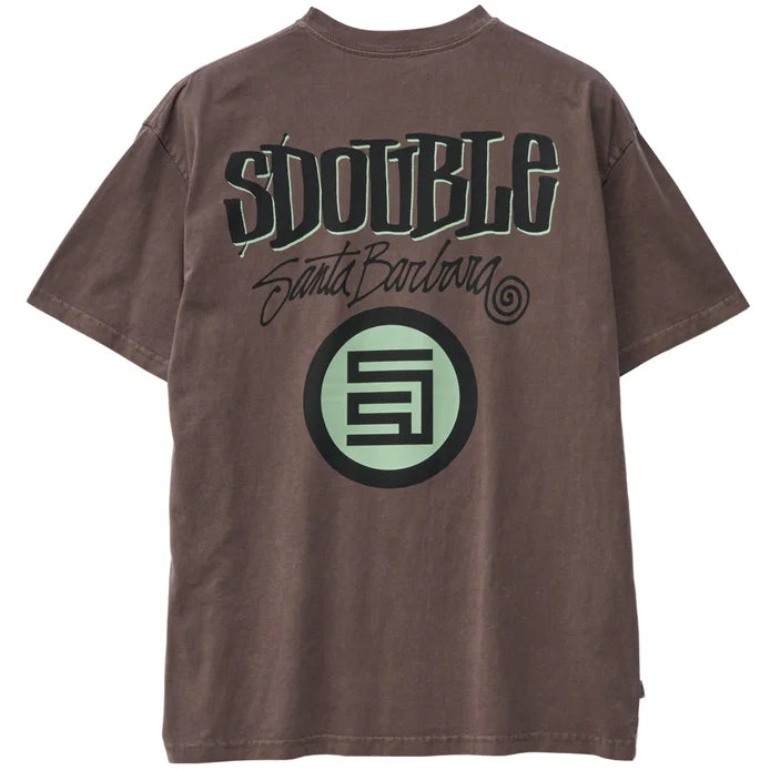 S Double combo platter tee-Chocolate