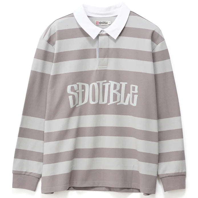 S Double Rugby Stripe Long SLeeve