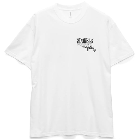 S doule world wide roots tee-White