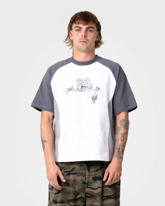 Rusty Splish Splash Short Sleeve Tee l White