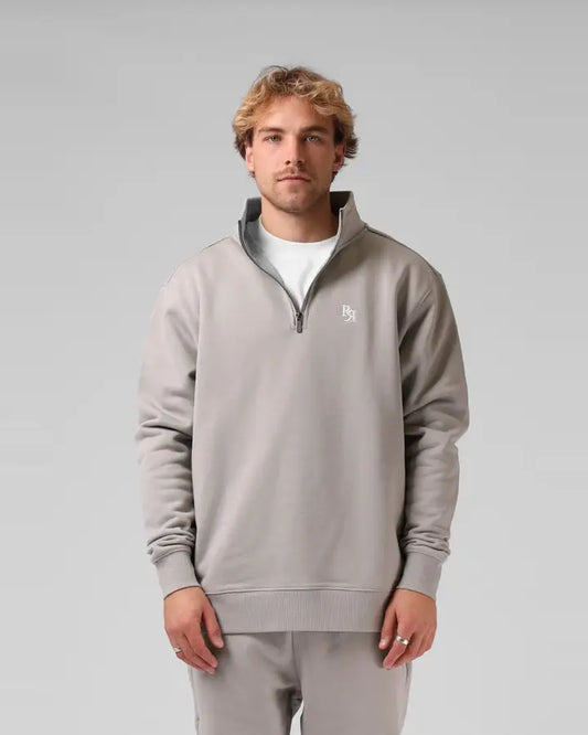 RPM Mens Track 1/4 Zip- Pewter