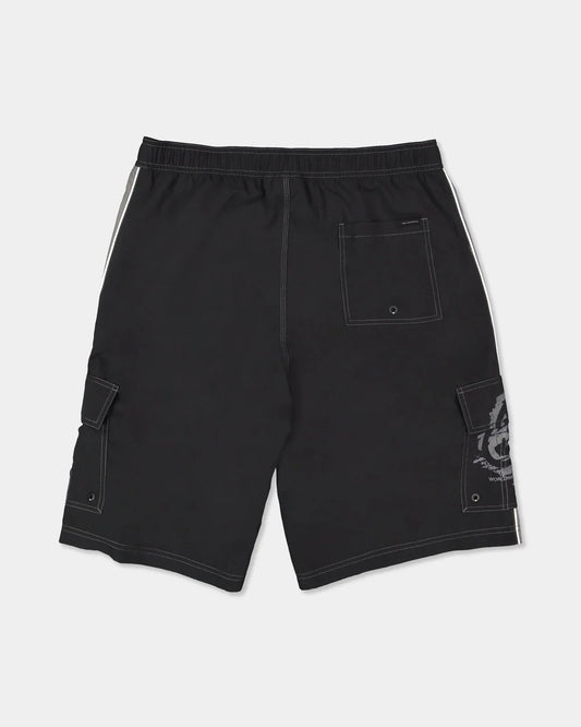 Billabong Boys Throw On 3.0 18" Boardshorts | Black/Grey