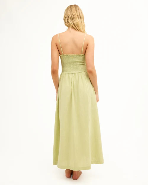 Billabong Afterglow Maxi Dress l Smoke Green