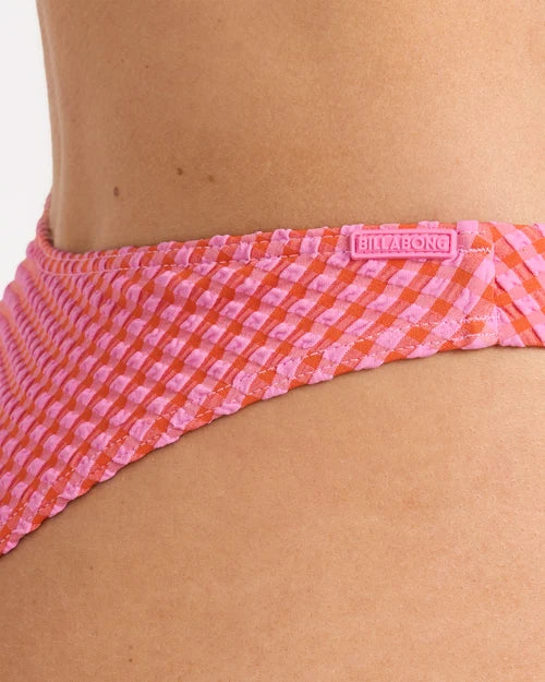 Billabong Mini Wave Check Bikini l Tangarine