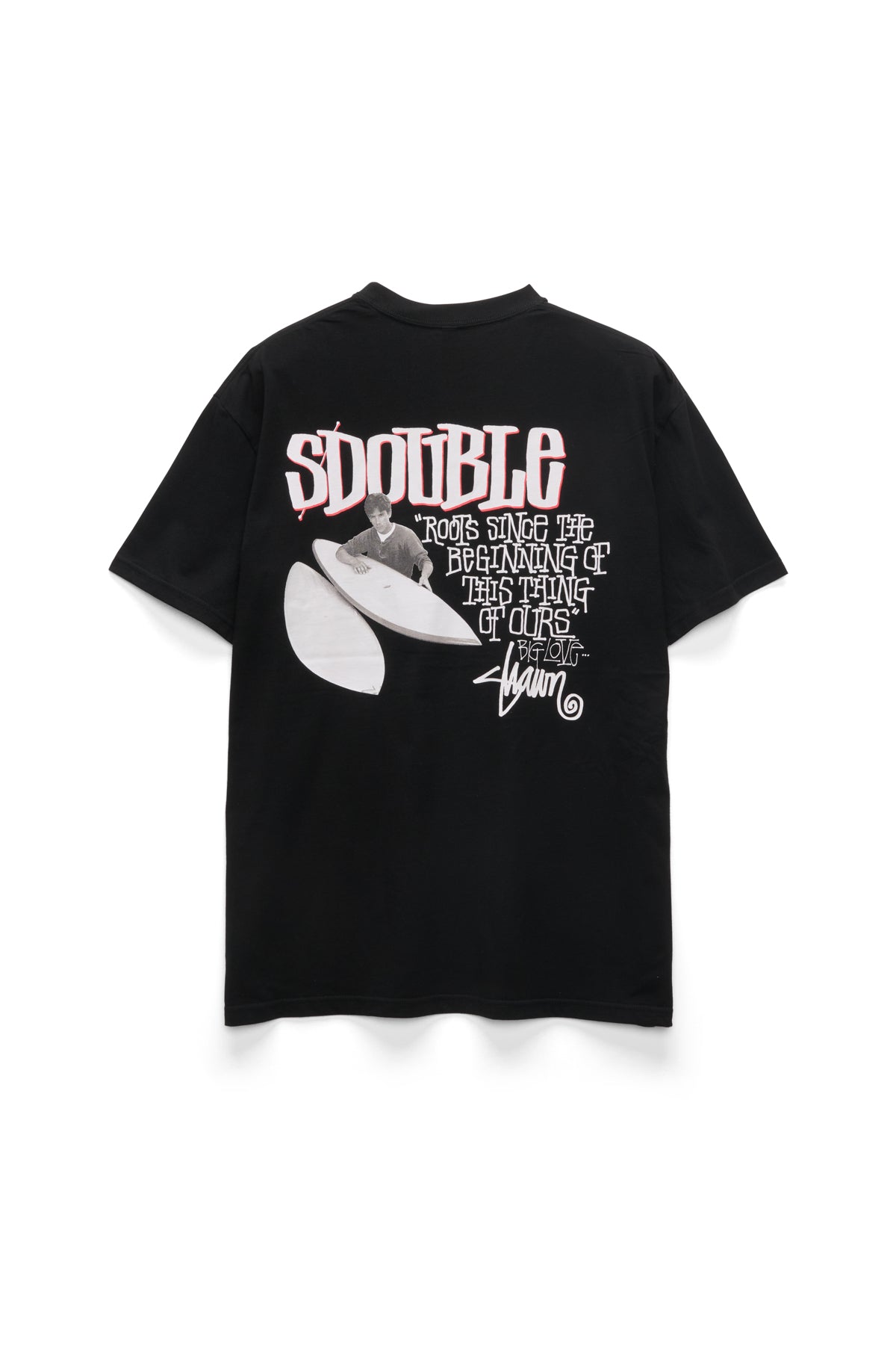 S Double Pintails Black Tee