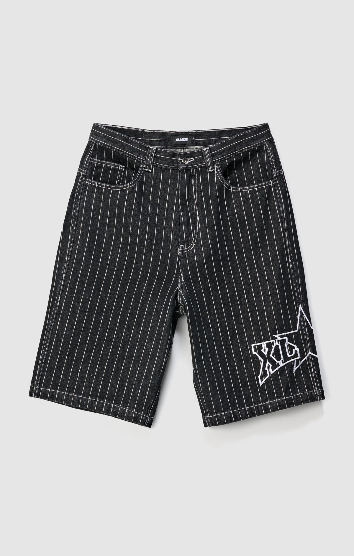 XLARGE LA star baggy bull denim short