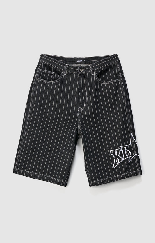 XLARGE LA star baggy bull denim short