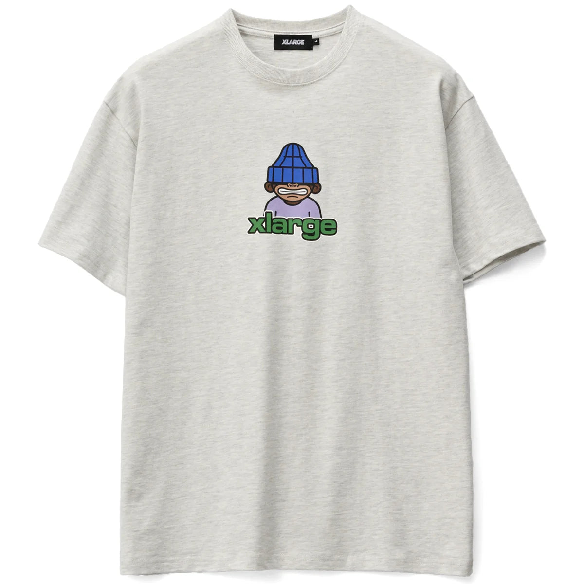 X-Large Grin Tee l Ash Heather