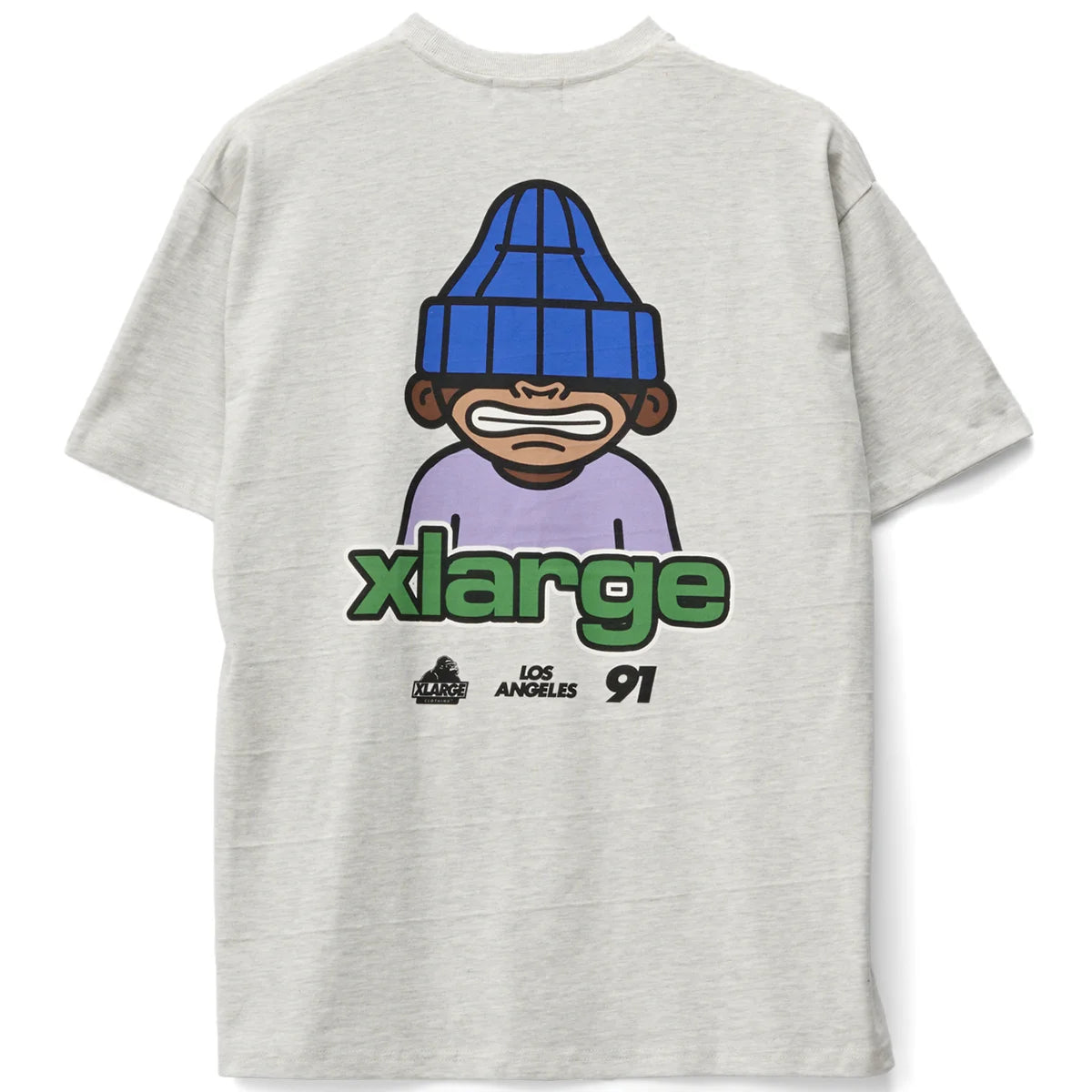 X-Large Grin Tee l Ash Heather