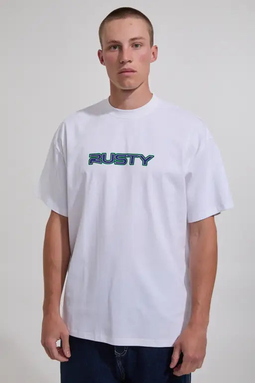 Rusty you know ss white tee