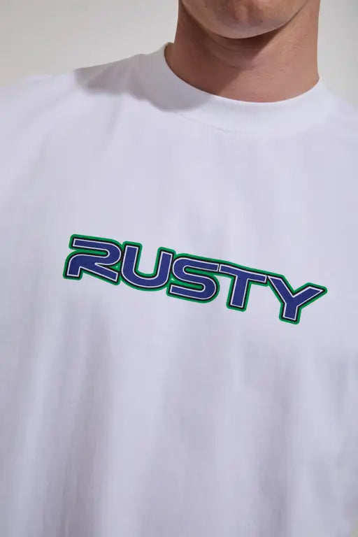 Rusty you know ss white tee