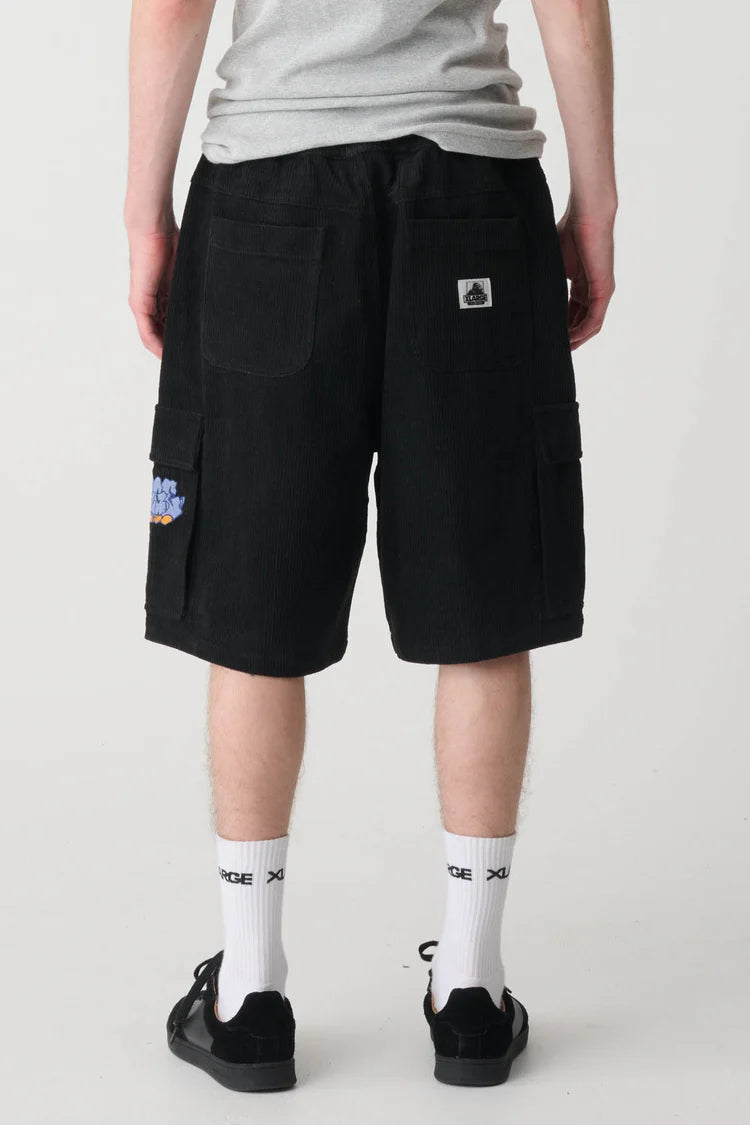 XLARGE WALL CORD 91 CARGO SHORT - PIGMENT BLACK